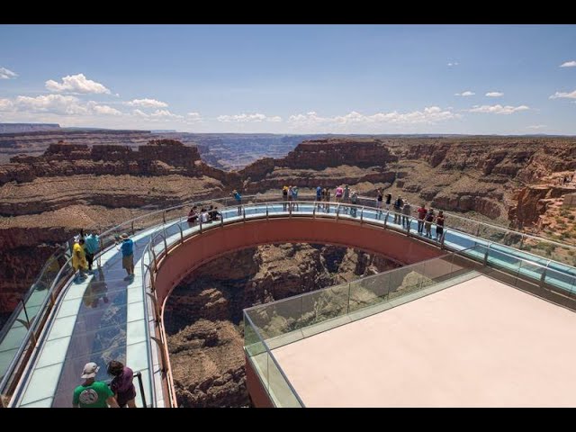 Walk 4,000 Ft Above The Grand Canyon On The Skywalk - Youtube