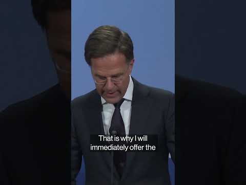 Dutch PM Mark Rutte Announces Resignation