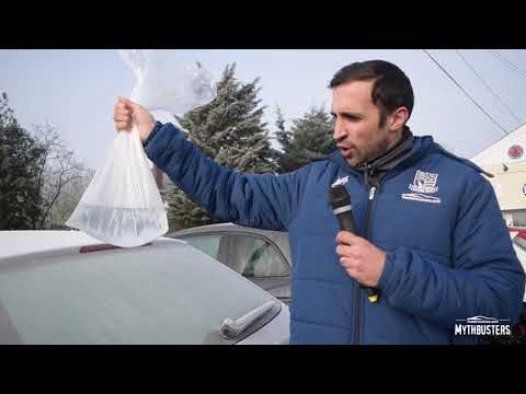 De-icing your car with the Hot Water bag?! Does it work? - Trade Price Myth Busters!