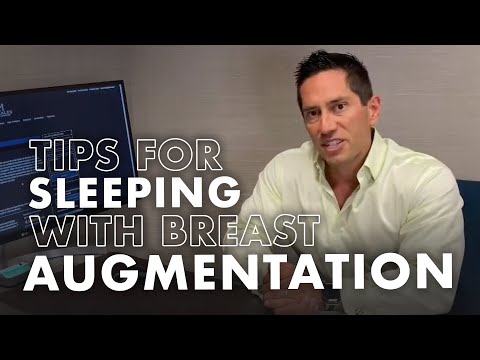 Tips for sleeping after a breast augmentation