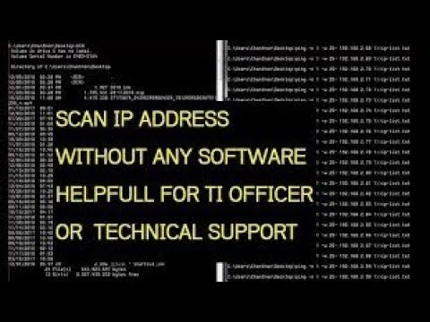 How to scan all IP Addresses in your LAN without any software | How To Find all device's IP With CMD