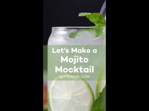 Easy Non-Alcoholic Mojito Mocktail Recipe