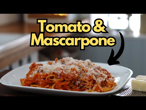 Tomato & Mascarpone Sauce! How it's ACTUALLY made in Italy