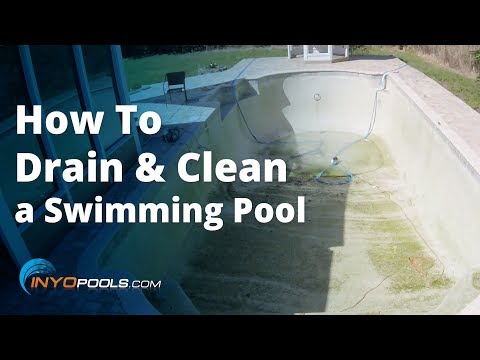 How To Drain and Clean A Swimming Pool