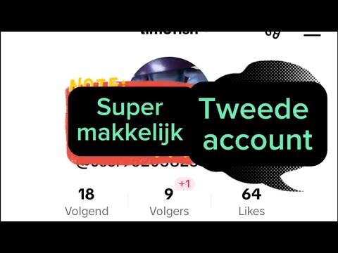 Hoe maak je een tweede account op TikTok Nederlands (super makkelijk)
