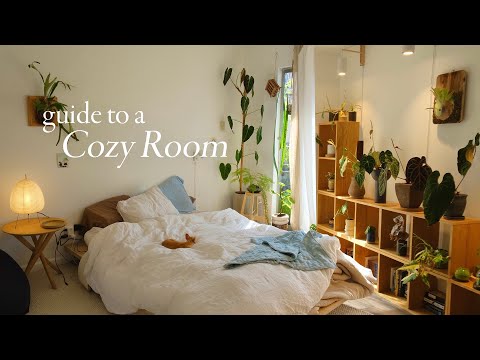 How to make a Room Feel Cozy | plants, lighting, textiles