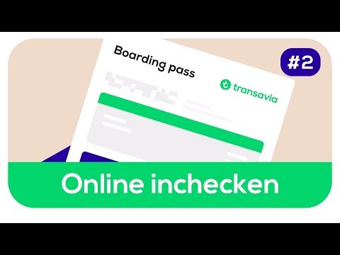 Online inchecken: zo doe je dat bij Transavia | Service | Transavia