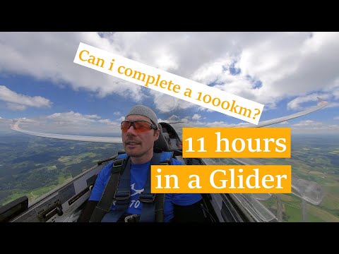 Flying 11 hours in a Glider; can i complete 1000km?