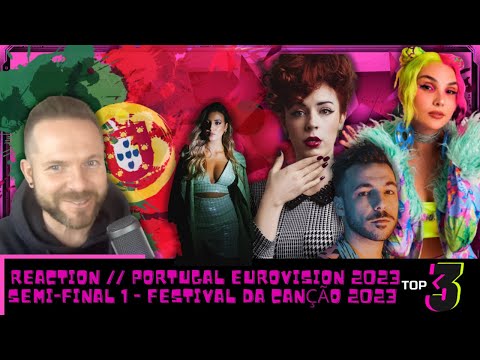 🇵🇹 REACTION 🇵🇹 | Semi-final 1 Festival da Canção 2023 | Portugal Eurovision 2023 | FDC Reaction