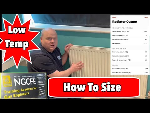 How To Size Radiator’s For A Low Temperature Central Heating System