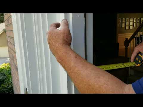 How to measure door jamb width (depth)