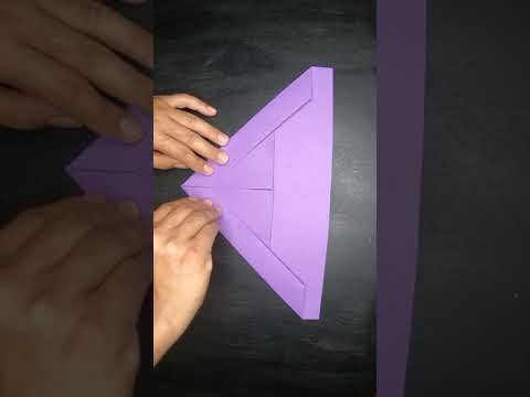 Paper airplane glider that flies forever - [ New Folding Tutorial ]