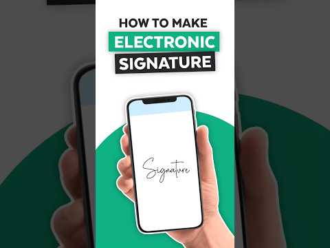 How to Make Electronic Signature