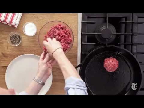 Perfecte originele hamburger - leer het op de Kook School