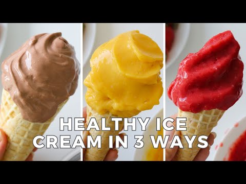 How to make HEALTHY ICE CREAM that actually tastes good