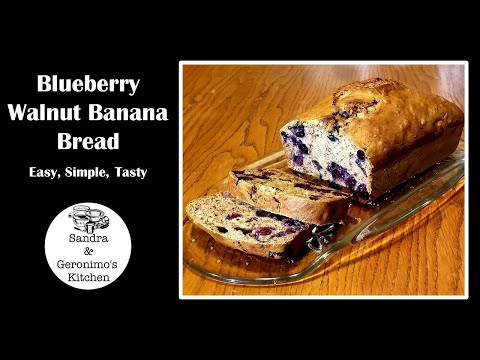How to make Blueberry Walnut Banana Bread