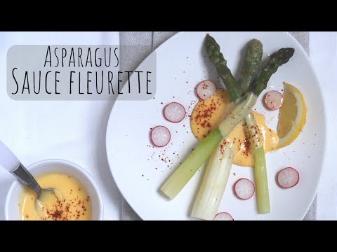 Asparagus sauce Fleurette (easier then hollandaise)