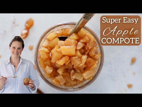 SUPER EASY APPLE COMPOTE: A 5-ingredient apple compote with endless delicious applications!