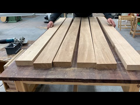 Korean Oak Table Build #Woodworking