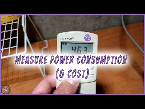 How to easily measure power consumption (& cost) of an electronic device