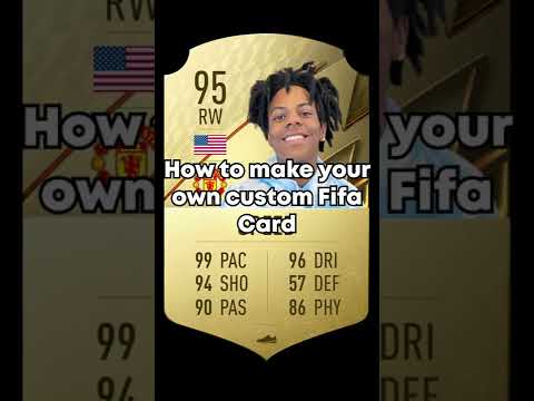 How To Make Your Own Custom FUT Card 2023 ⚽⚽