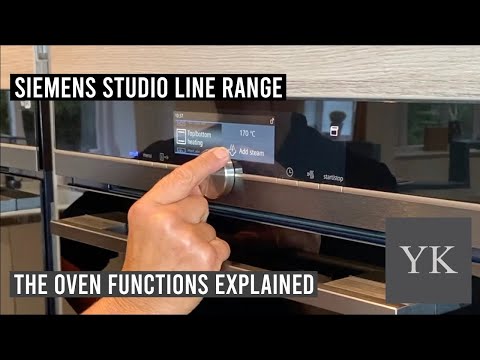 Siemens studio line range | The oven functions explained!