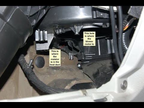 Renault Master blower resistor location / Renault blower not working