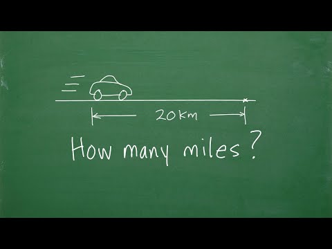 How many Miles is 20 Kilometers?