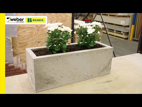 DIY: Betonnen plantenbak van Lichtgewicht beton