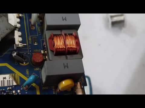 LOEWE MODUS L32 LCD TV repair problem lies in the power plates supply