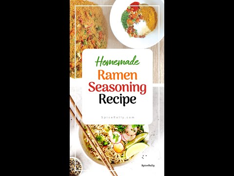 Homemade Ramen Seasoning Mix Recipe by SpiceRally