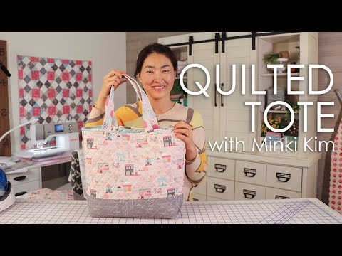 How to Make a Reversible Quilted Shopper Tote Bag with Minki Kim | Fat Quarter Shop