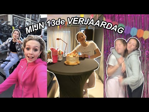 MIJN 13de VERJAARDAG + MIJN FEESTJE | Ninthe