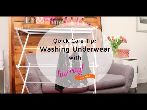 How to Wash Underwear - Quick Care Tip with Hurray Kimmay