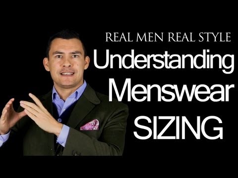Mens Clothing Sizes - Understanding Menswear Sizing - Male Shirt Suit Trouser Measurements