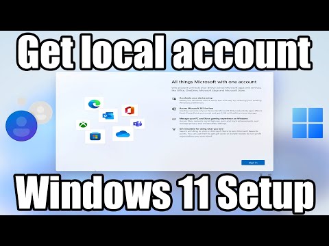 How to create a local account on Windows 11 setup