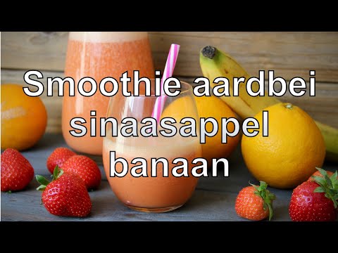Strawberry, orange, banana smoothie recipe