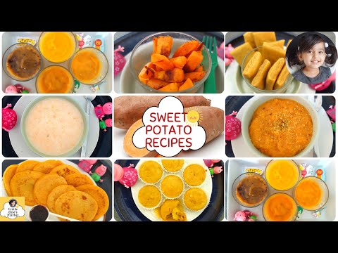 Sweet Potato Recipes for baby | Healthy weight gain recipes for baby | Baby food recipes 6M+ to 2Y+