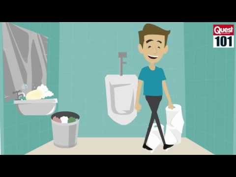 Waarom zitten mannen vaak zo lang op het toilet? - Quest101