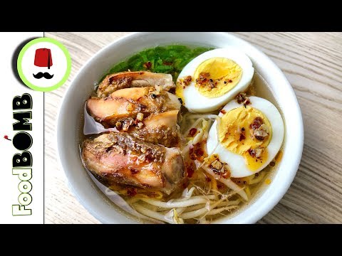 #149 Japanse Ramen Noedelsoep Maken | How To Make Easy Ramen | Foodbomb