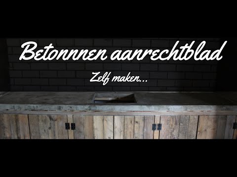 Betonnen aanrechtblad | Zelf maken