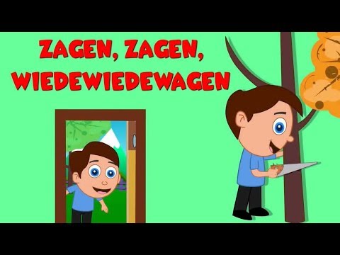 Zagen, zagen wiede wiede wagen | Nederlandse Kinderliedjes