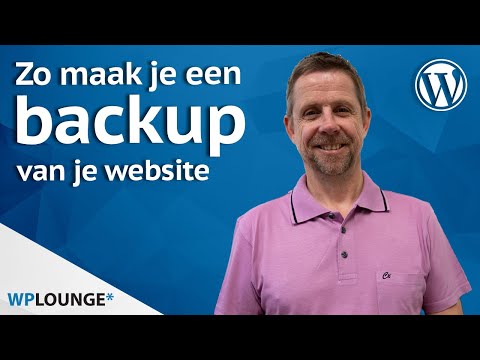 Een backup maken van je WordPress website | 3 manieren
