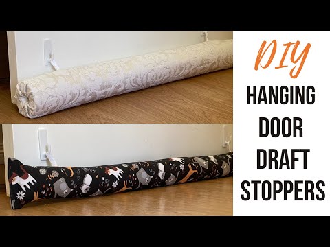How to Make a Draft Stopper    2 Ways - Quick and Easy DIY Gift