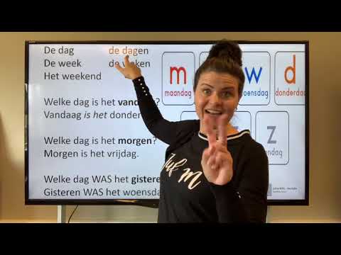 NT2 les 6 maandag woensdag weekend welke dag is het vandaag?? Nederlands leren TC2.4 #learndutch